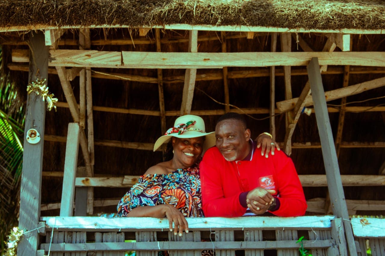 Pastor Olufemi Samuel and Mrs. Victoria Samuel together at a Foundation outreach